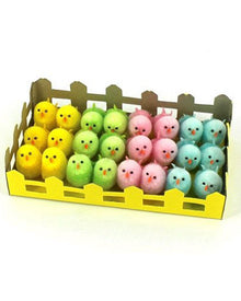 Easter Coloured Chenille Chicks Pack of 24