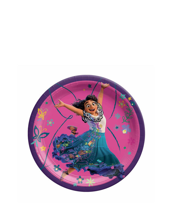 Disney Encanto 17cm Round Paper Plates Pack of 8