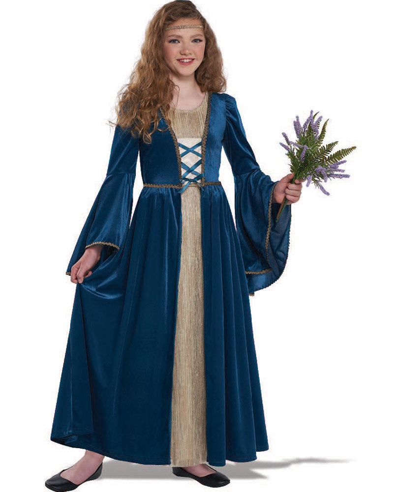 Enchanted Medieval Maiden Girls Costume