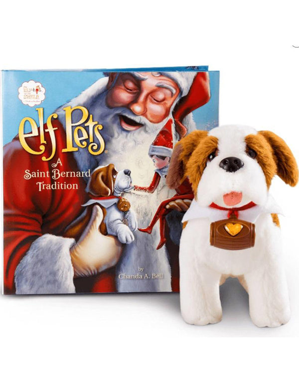 Elf on the Shelf Elf Pets A Saint Bernard Tradition