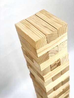 54 Piece Giant Jenjo Outdoor Wooden Block Game 91cm