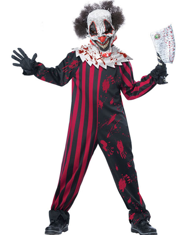 Evil Killer Clown Boys Costume