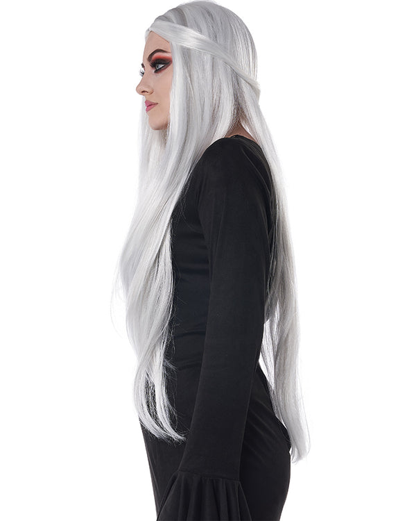 Extra Long White Cosplay Wig