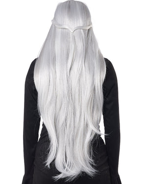 Extra Long White Cosplay Wig