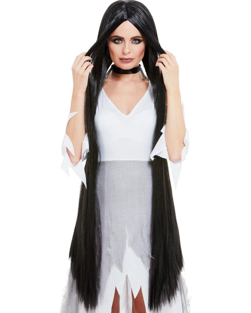 Witch Extra Long Black Wig