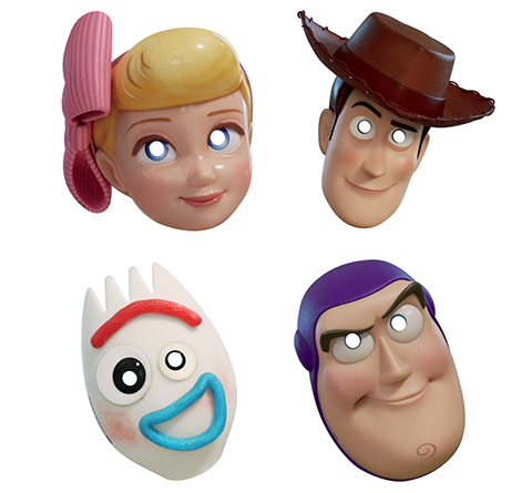 Disney Toy Story 4 Paper Masks Pack of 8