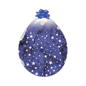 Sempertex 45cm Stuffing Crystal Clear Stars Latex Balloons 6PK Pack of 6