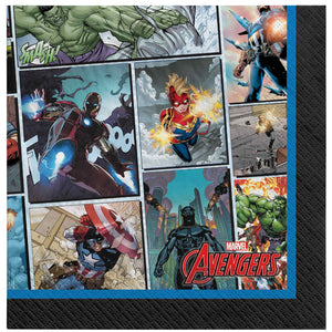 Marvel Avengers Powers Unite Beverage Napkins Pack of 16