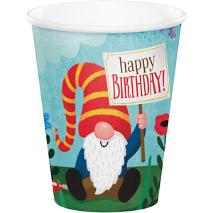 Party Gnomes Cups Paper 266ml Pack of 8