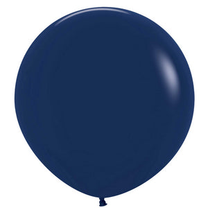 Sempertex 60cm Fashion Navy Blue Latex Balloons 044 3PK Pack of 3