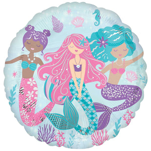 Jumbo HX Shape Shimmering Mermaid Balloon