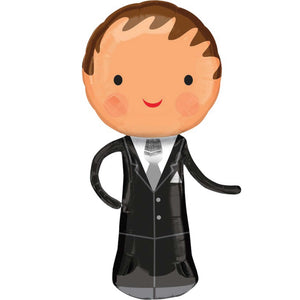 SuperShape XL Handsome Groom Balloon