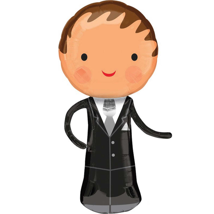SuperShape XL Handsome Groom Balloon