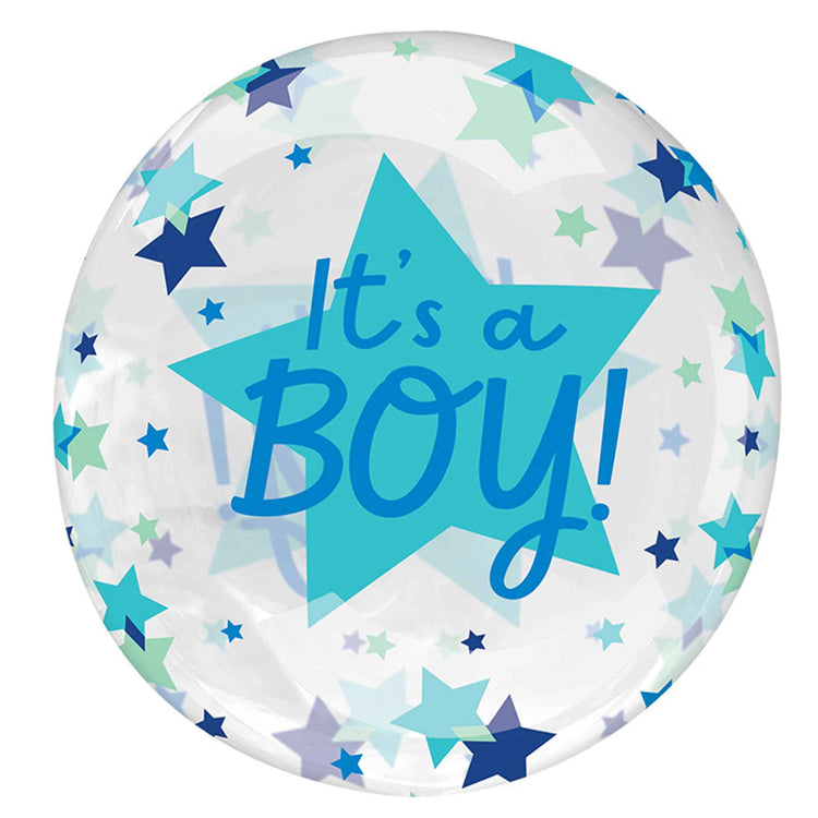 Printed Clearz Its a Boy Stars G20
