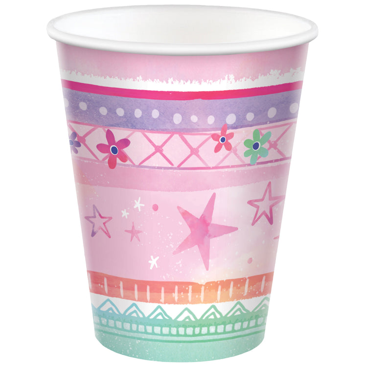 Girl-Chella Birthday 9oz / 266ml Paper Cups Pack of 8