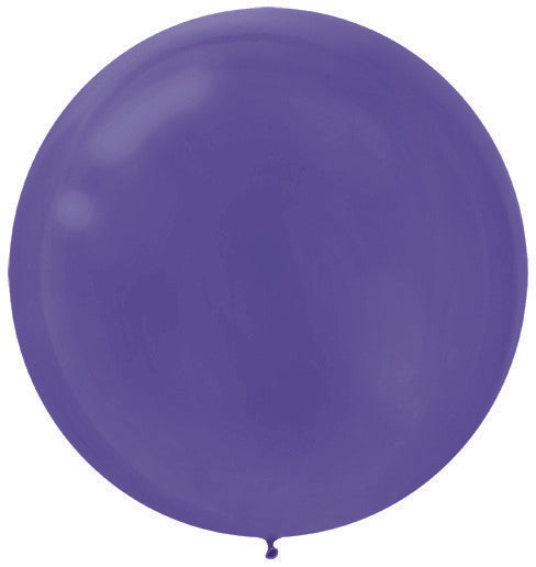 New Purple 60cm Latex Balloons Pack of 4