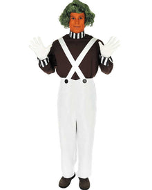 Factory Worker with Wig Mens Costume
