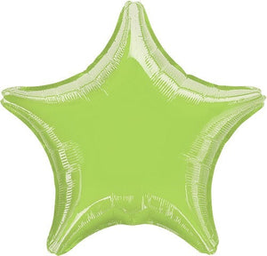 45cm Standard Star XL Metallic Lime Green Balloon
