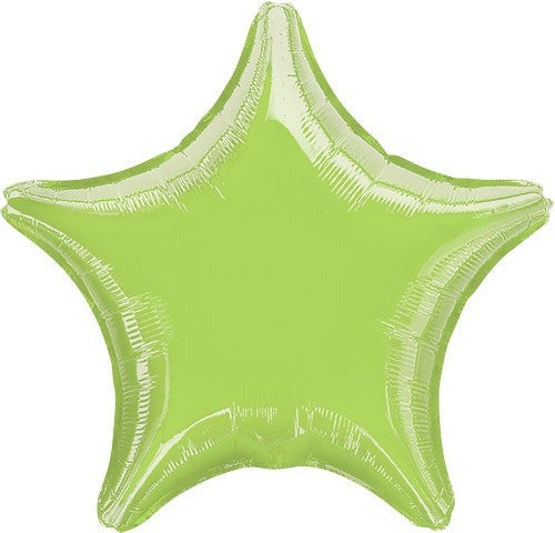 45cm Standard Star XL Metallic Lime Green Balloon