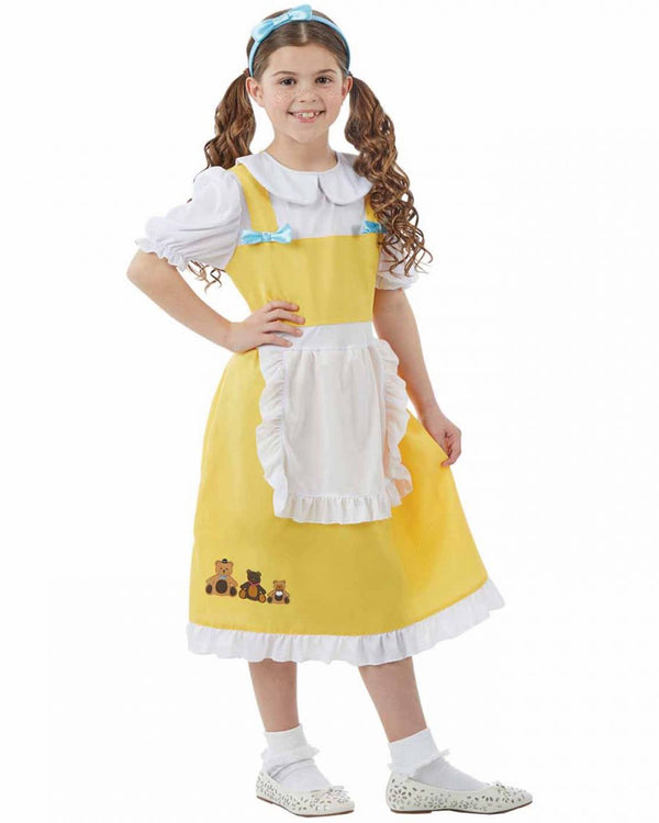 Fairytale Goldilocks Dress Girls Costume
