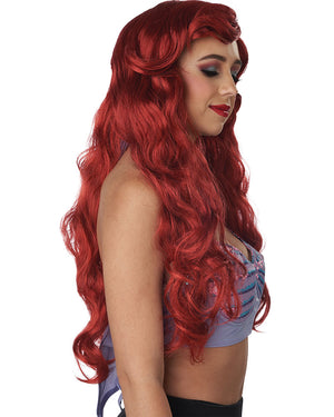 Fairytale Mermaid Long Red Wig