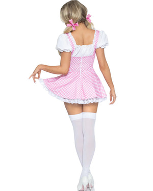 Fairytale Pink Gingham Womens Costume
