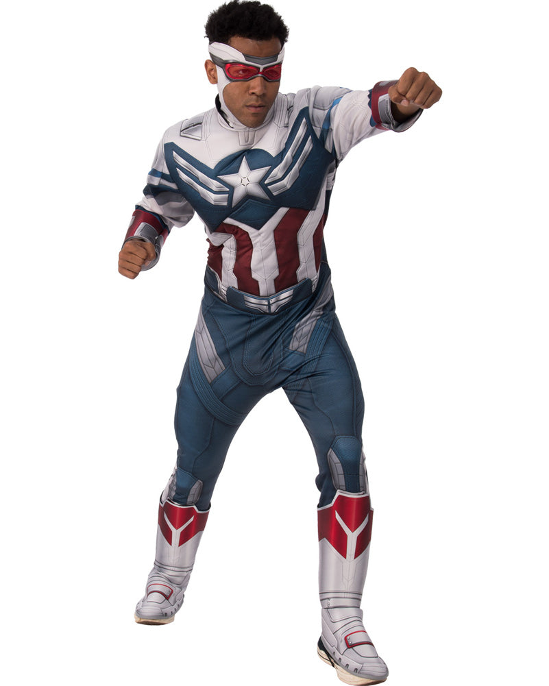 Falcon and the Winter Soldier Captain America Deluxe Mens Costume