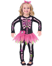 Fancy Bones Skeleton Toddler and Kids Halloween Costume