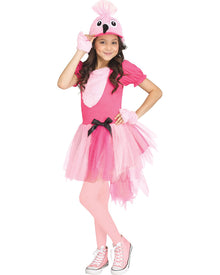 Fancy Flamingo Girls Costume