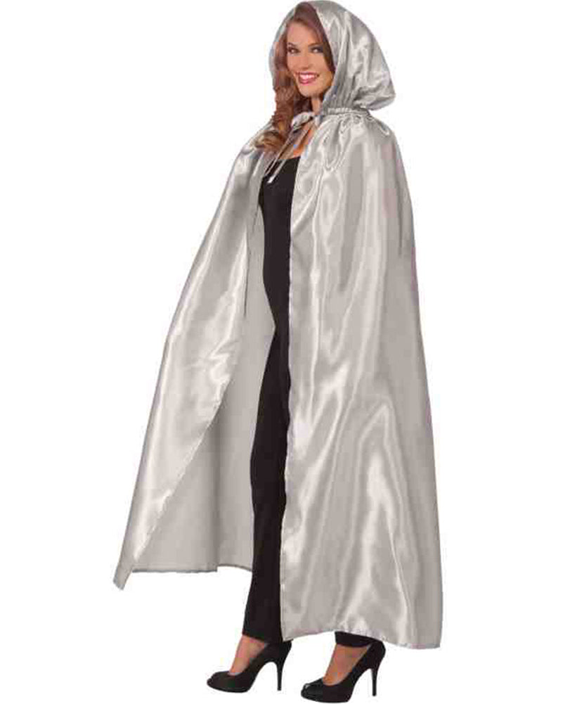 Fancy Masquerade Cape Silver