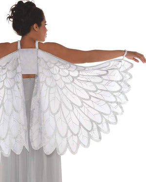 Christmas Fantasy White Angel Wings