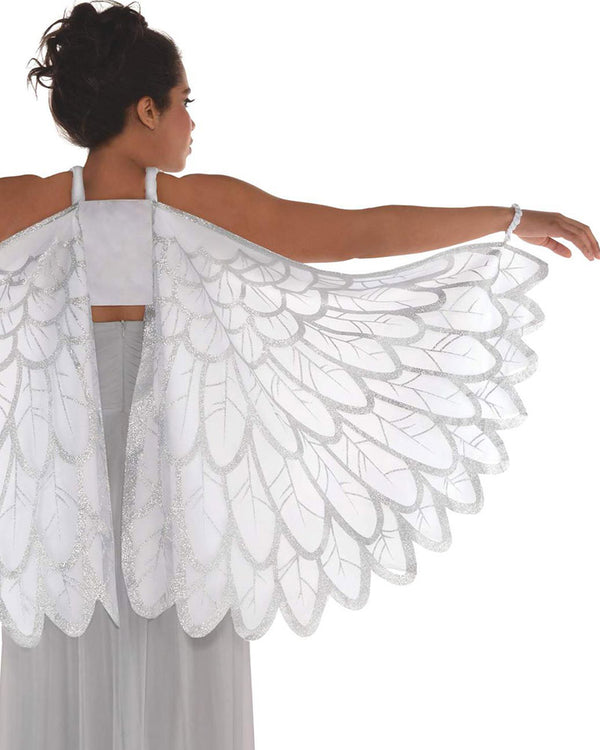 Christmas Fantasy White Angel Wings