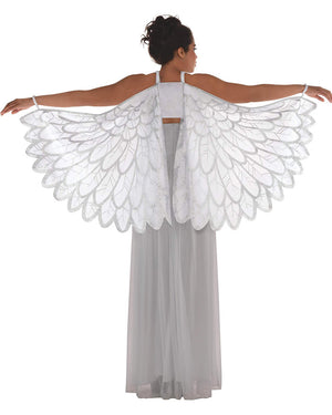 Christmas Fantasy White Angel Wings
