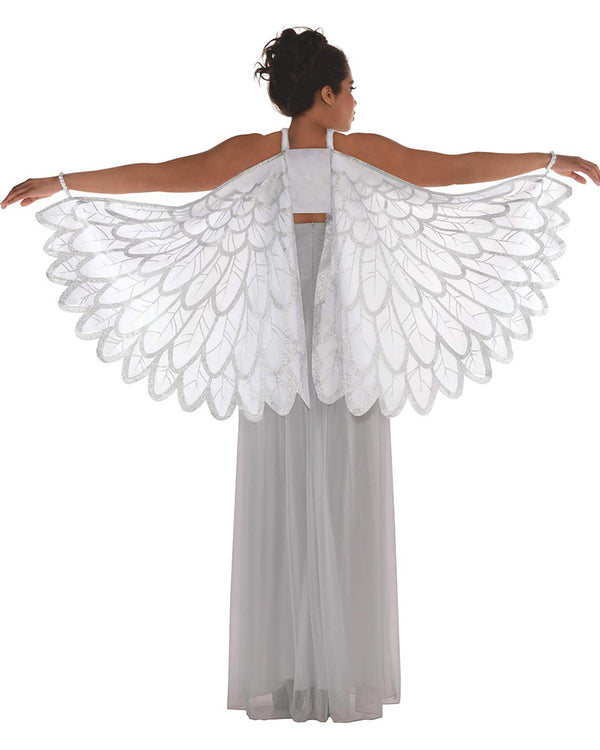 Christmas Fantasy White Angel Wings