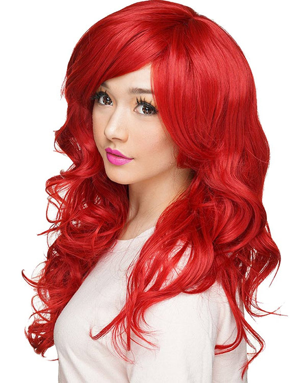 Farrah Siren Red Premium Wig