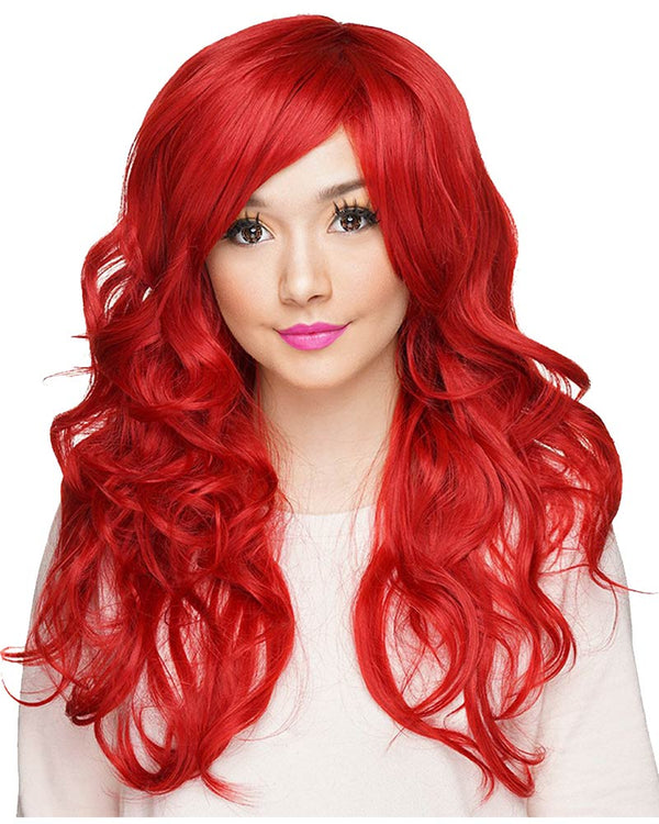 Farrah Siren Red Premium Wig