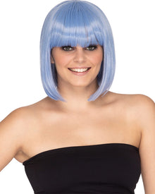 Fashion Deluxe Bubblegum Blue Bob Wig