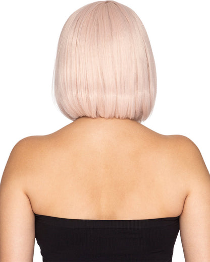 Fashion Deluxe Platinum Pink Bob Wig