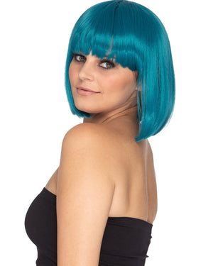 Fashion Deluxe Teal Bob Wig