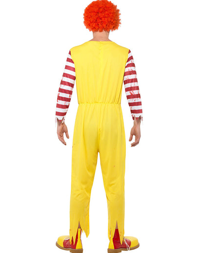 Fast Food Kreepy Killer Clown Mens Costume