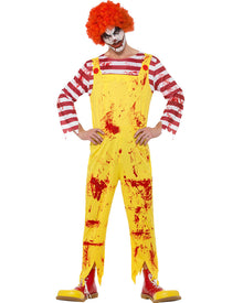 Fast Food Kreepy Killer Clown Mens Halloween Costume