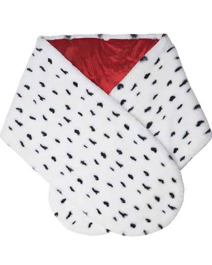 Faux Dalmatian Stole