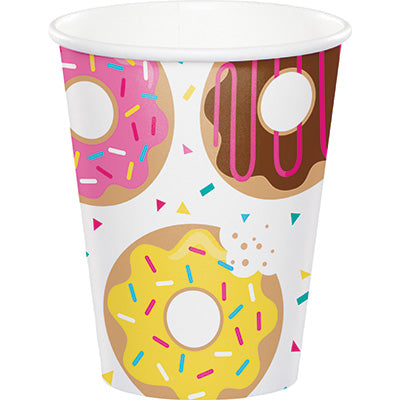 Donut Time 266ml Paper Cups Pack of 8