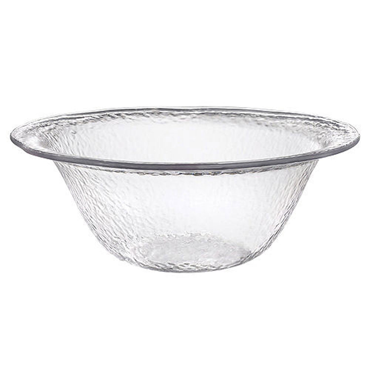 Christmas Premium Serving Bowl Clear Hammered Look