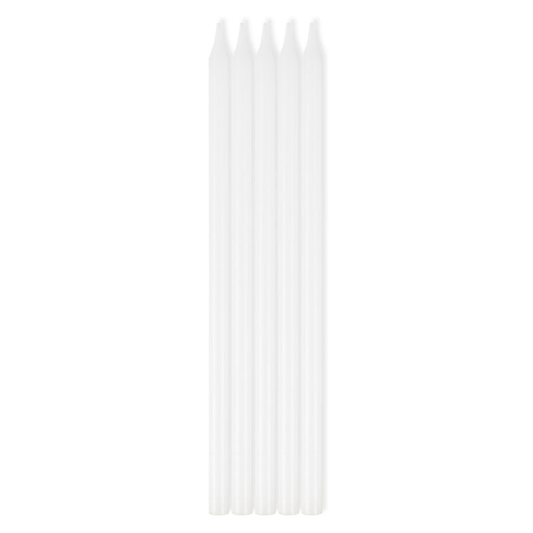 White Taper Candles Pack of 10