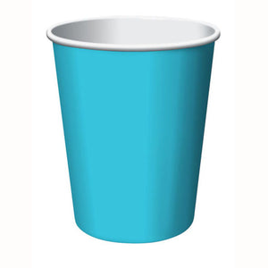 Bermuda Blue 266ml Paper Cups Pack of 24
