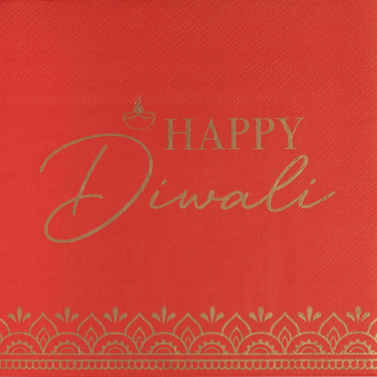 Diwali Beverage Napkins