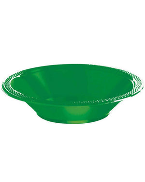 Festive Green 355ml Plastic Bowls Pack of 20