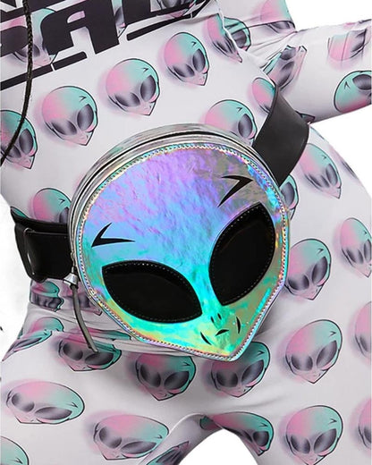 Fever Holographic Alien Bum Bag