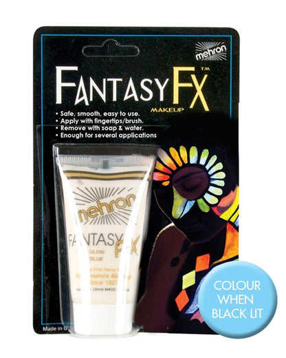 Mehron Fluoro Black Light Blue Makeup 30ml